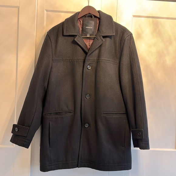 Men's London Fog Coat Black Size M - Picture 1 of 6